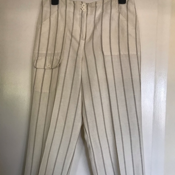 LARRY LEVINE P , 55% linen pants  ,6P size ! - Picture 3 of 10